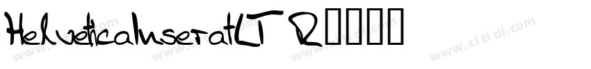 HelveticaInseratLT R字体转换